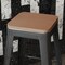 Flash Furniture 4PK Teak Poly Resin Seats for Stools & Chairs, 4PK 4-JJ-SEA-PL02-TEAK-GG - alternate 1